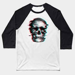 skull with colourful gradient Baseball T-Shirt